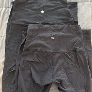 2 Pairs Lululemon Wunder Under Leggings